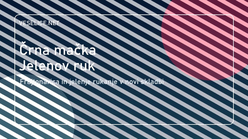 Črna mačka predstavlja skladbo Jelenov ruk